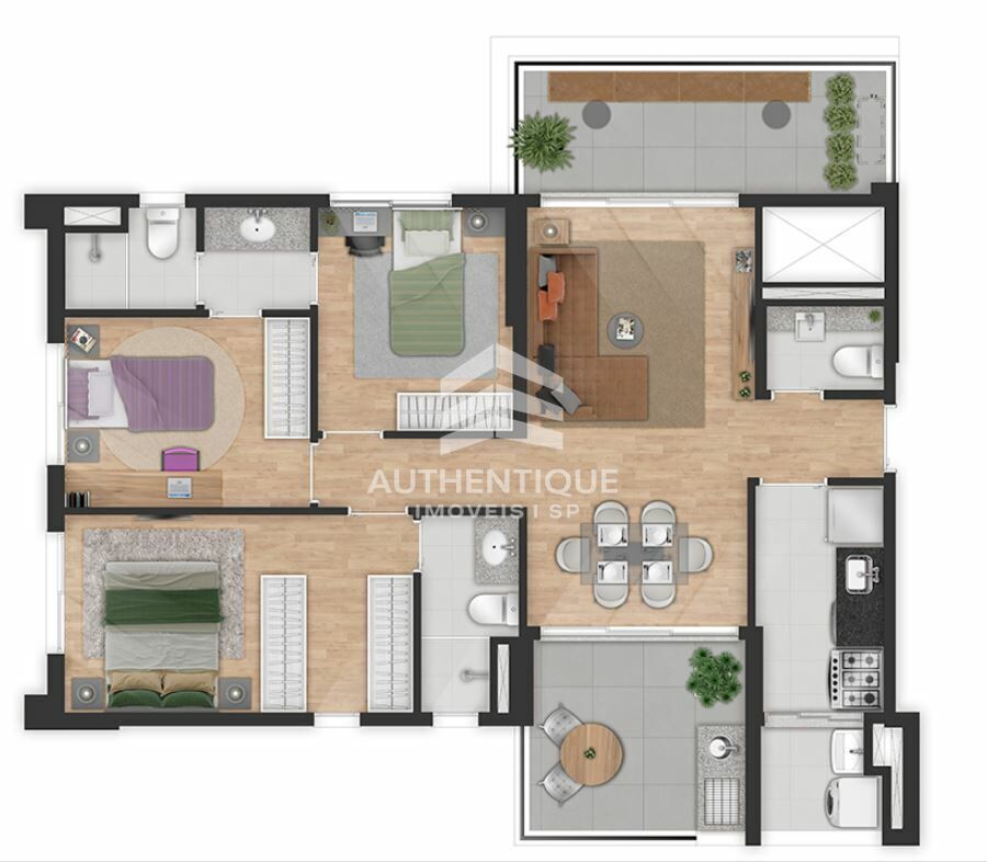 Apartamento, 3 quartos, 92 m² - Foto 40