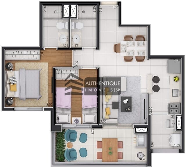 Apartamento à venda com 3 quartos, 73m² - Foto 26