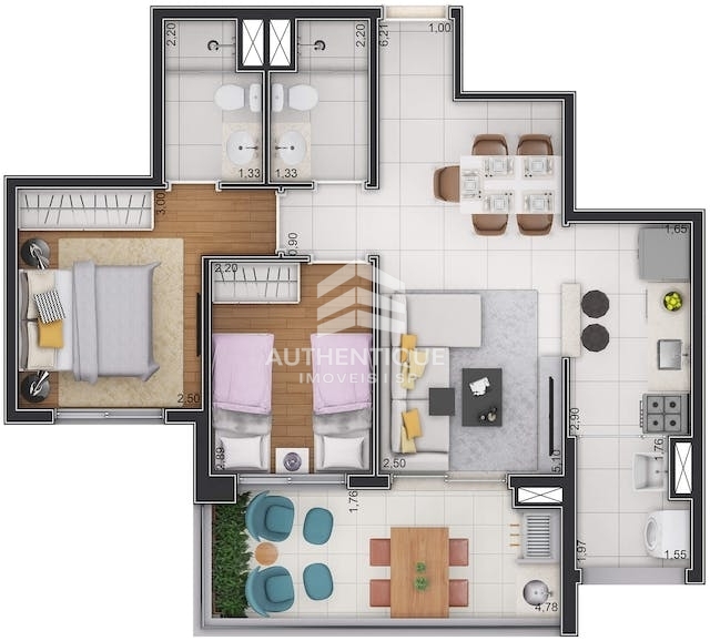 Apartamento, 3 quartos, 73 m² - Foto 26