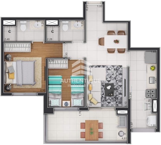Apartamento, 3 quartos, 73 m² - Foto 29