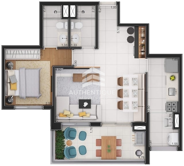 Apartamento, 3 quartos, 73 m² - Foto 28