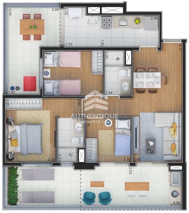 Apartamento, 3 quartos, 73 m² - Foto 30