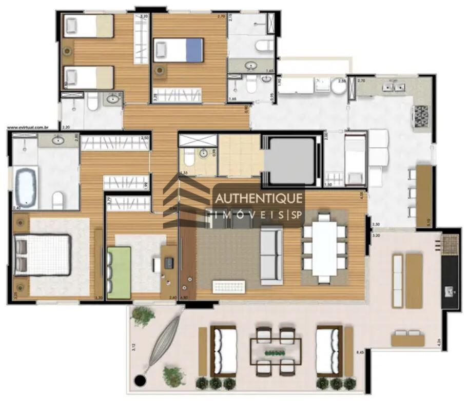 Apartamento à venda com 4 quartos, 142m² - Foto 12