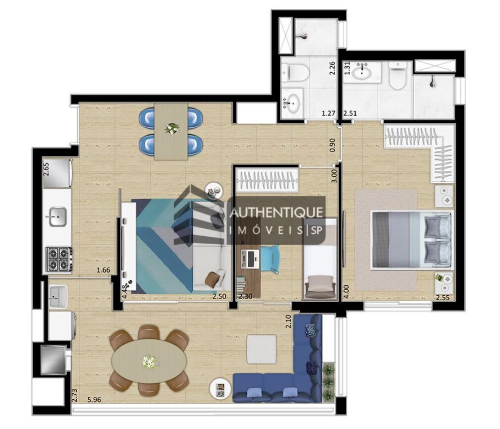 Apartamento à venda com 2 quartos, 68m² - Foto 18