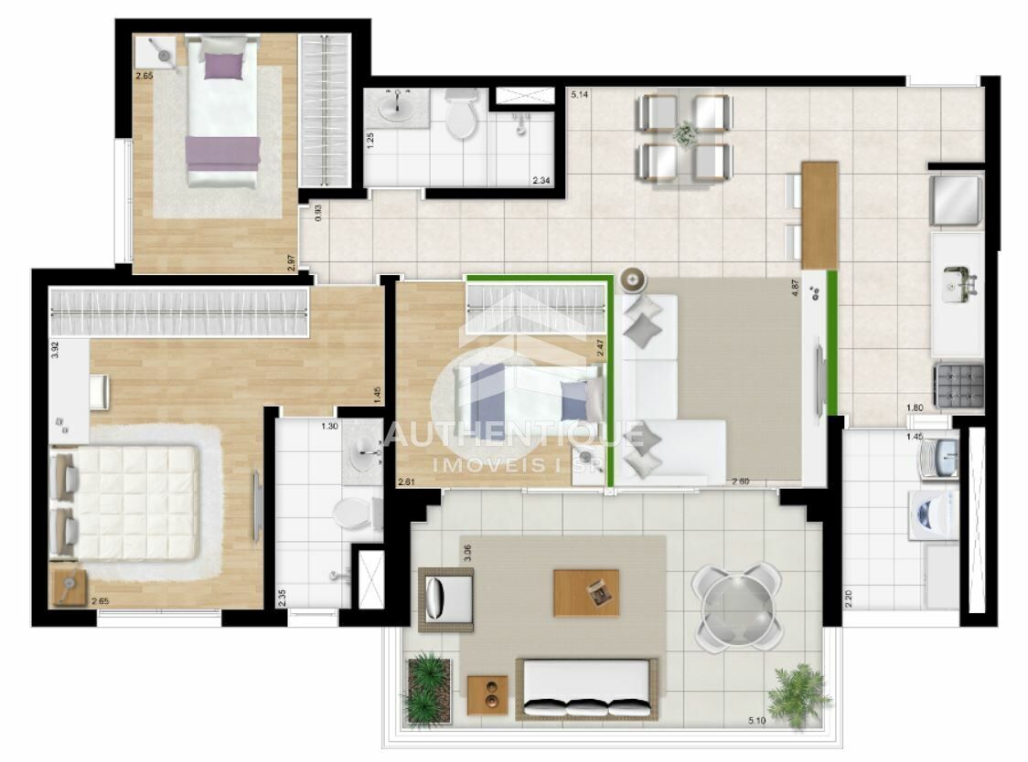 Apartamento, 2 quartos, 72 m² - Foto 20