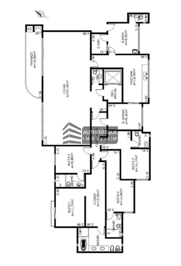 Apartamento à venda com 4 quartos, 230m² - Foto 28