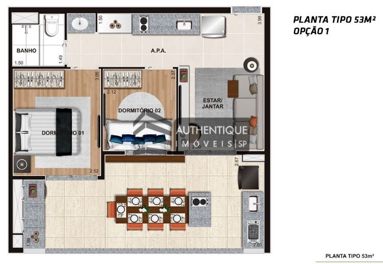 Apartamento à venda com 2 quartos, 71m² - Foto 55