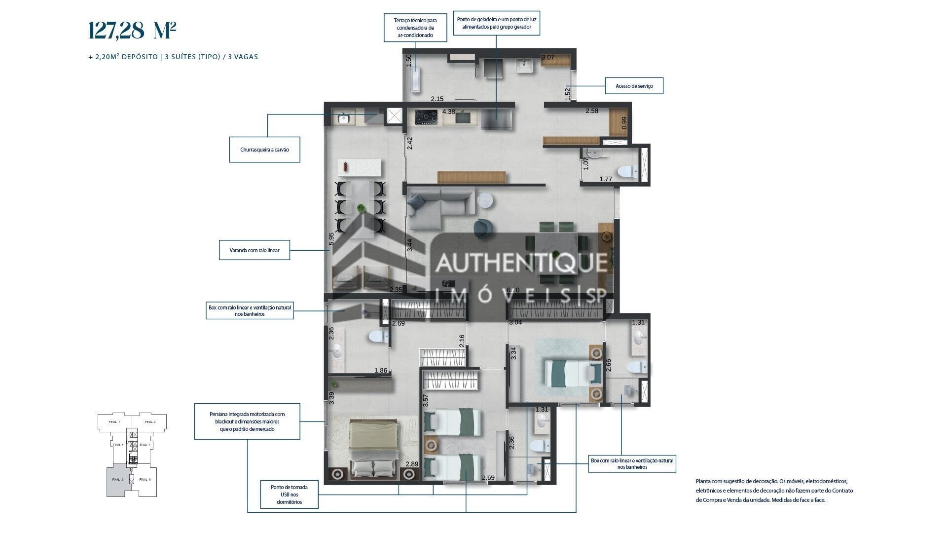 Apartamento à venda com 3 quartos, 109m² - Foto 22