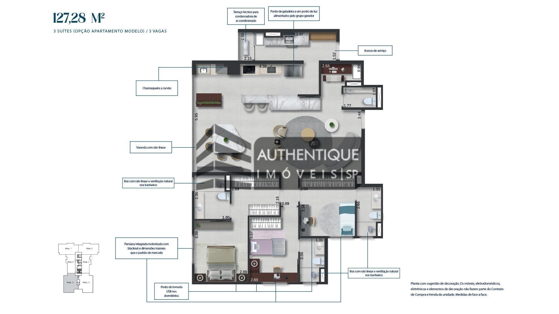 Apartamento à venda com 3 quartos, 109m² - Foto 21