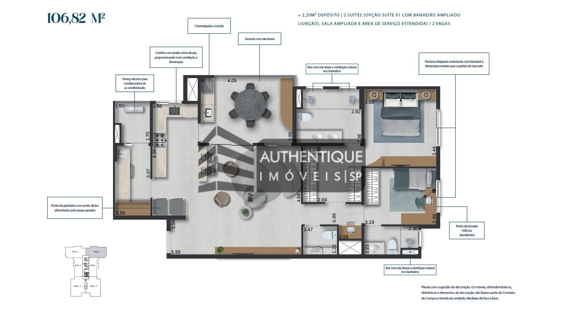 Apartamento à venda com 3 quartos, 109m² - Foto 19