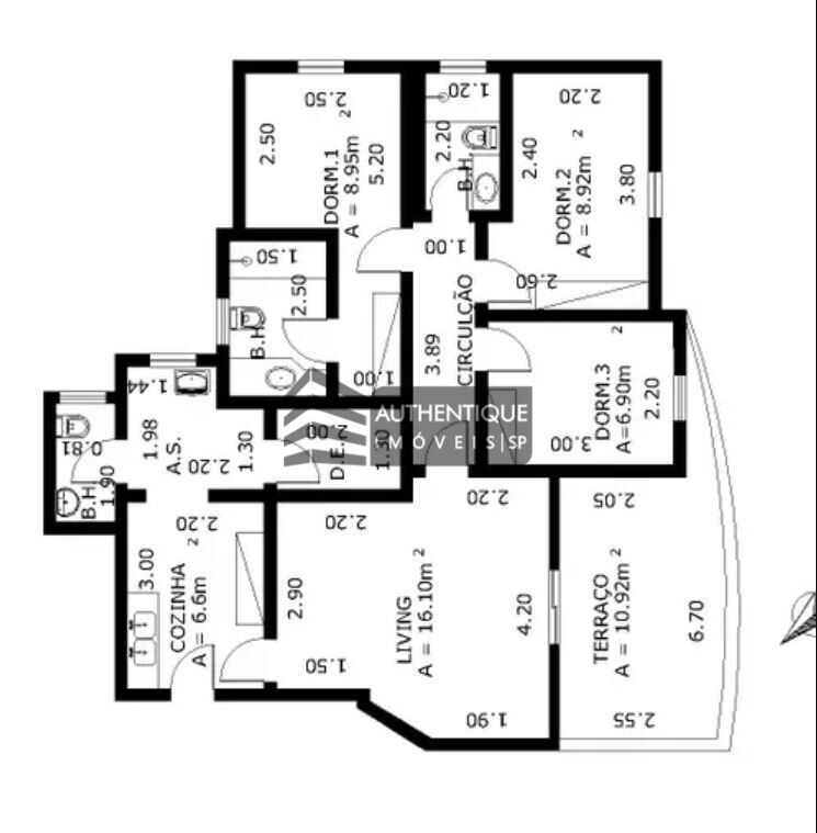 Apartamento à venda com 3 quartos, 100m² - Foto 48