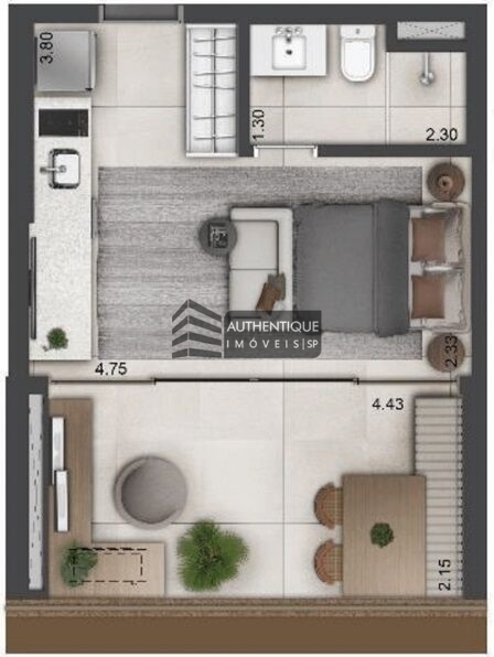 Apartamento, 2 quartos, 262 m² - Foto 9