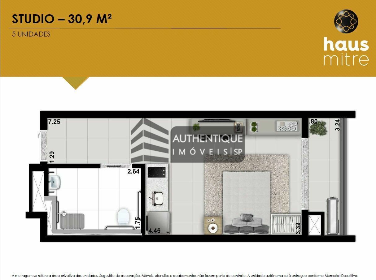 Apartamento à venda com 1 quarto, 37m² - Foto 32