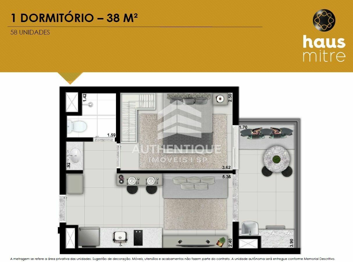 Apartamento, 1 quarto, 37 m² - Foto 25