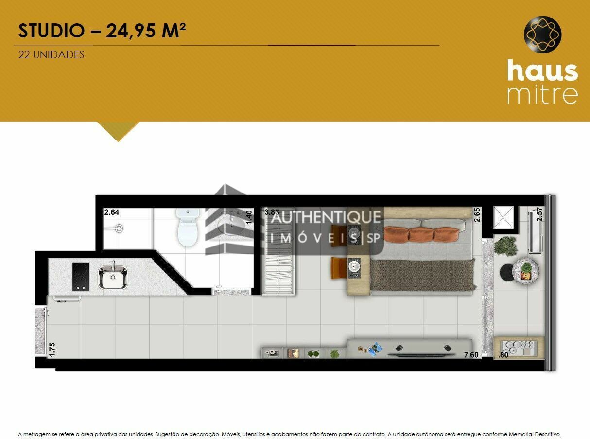 Apartamento à venda com 1 quarto, 37m² - Foto 28