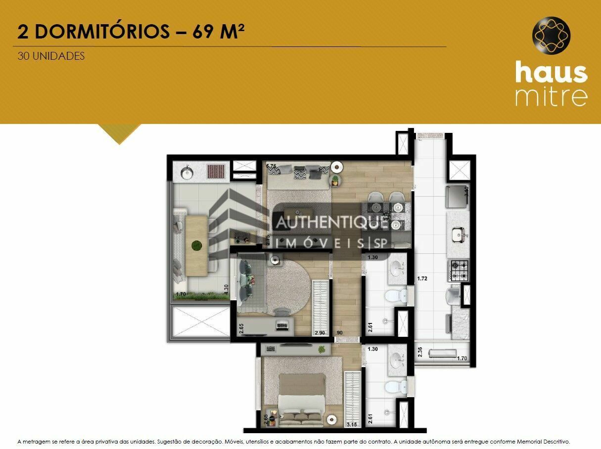 Apartamento à venda com 1 quarto, 37m² - Foto 26