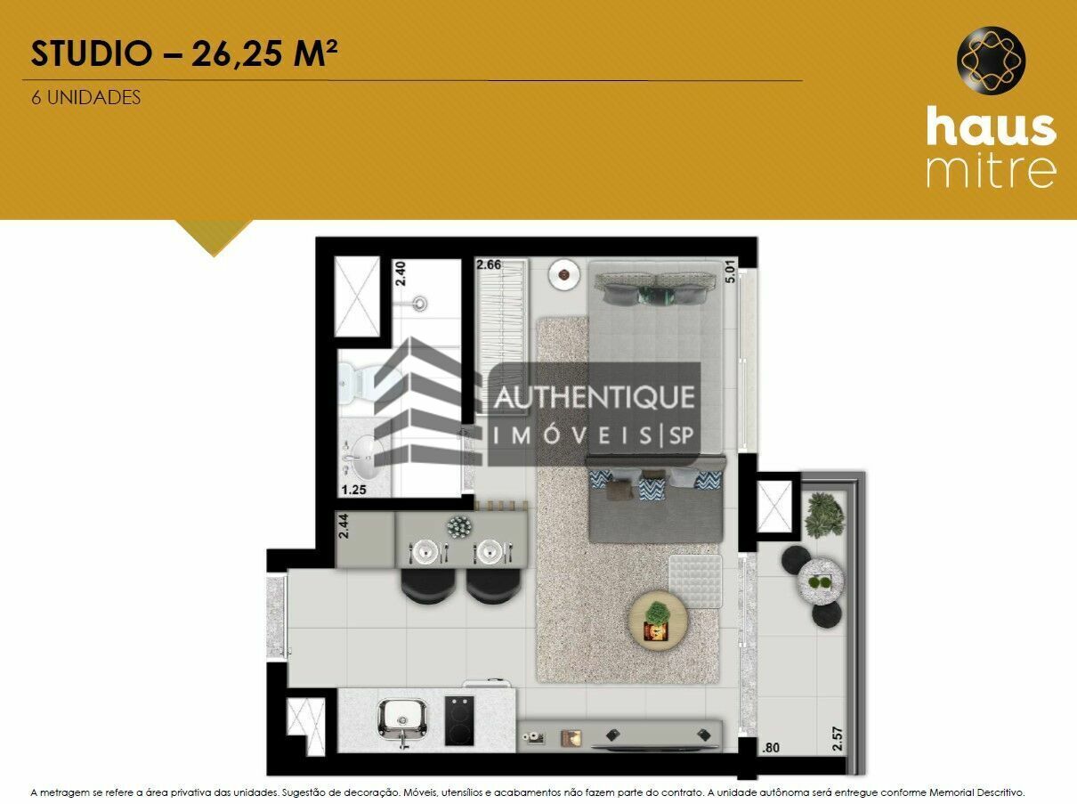 Apartamento à venda com 1 quarto, 37m² - Foto 30