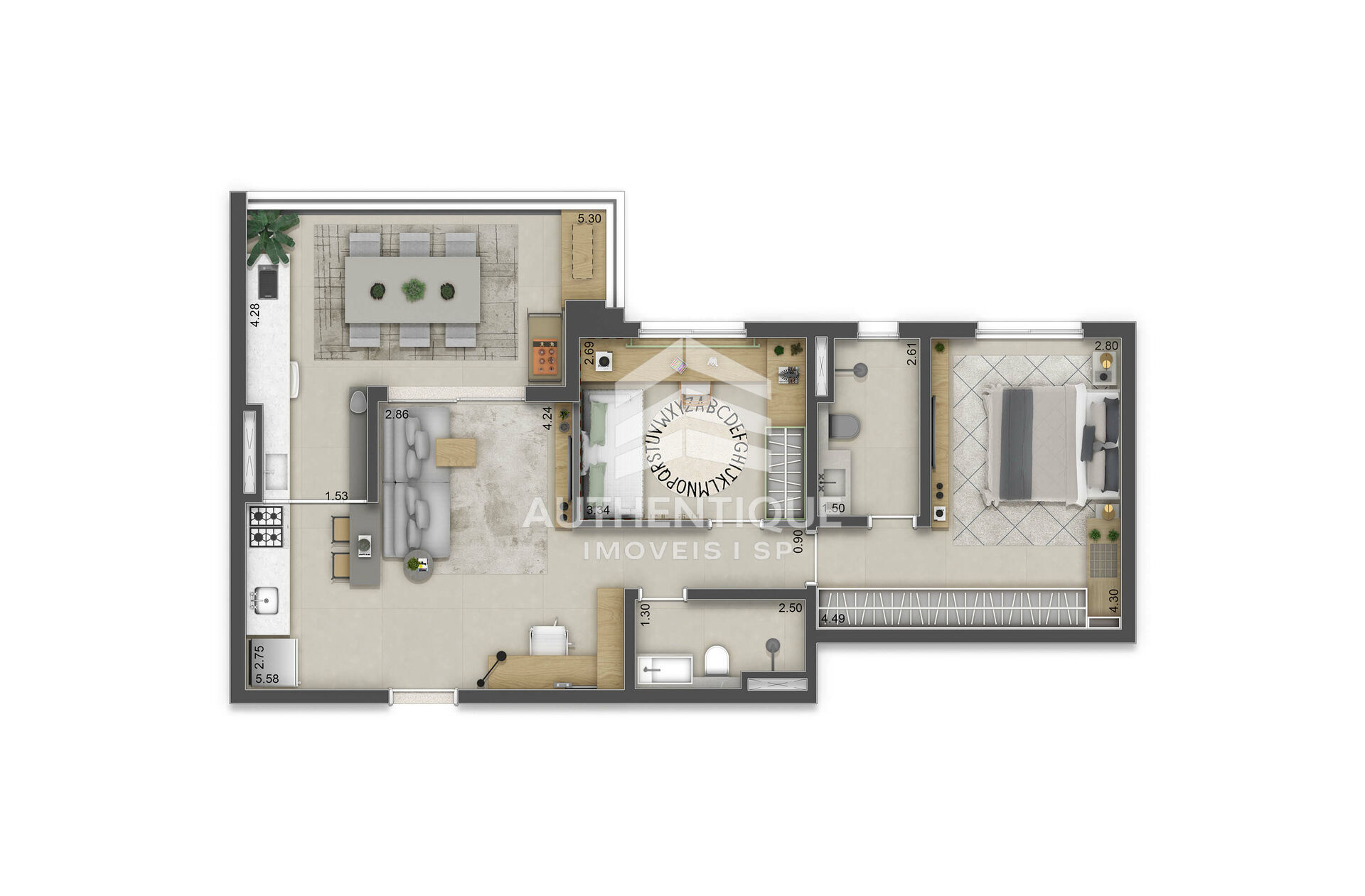 Apartamento, 2 quartos, 81 m² - Foto 50