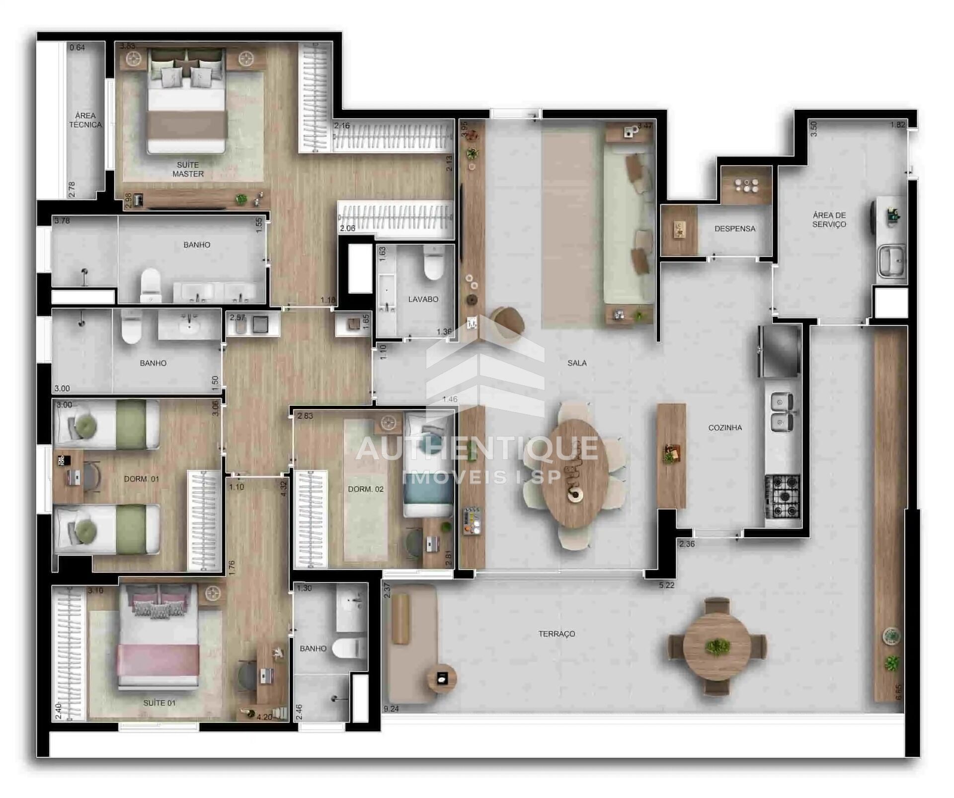 Apartamento, 3 quartos, 150 m² - Foto 23