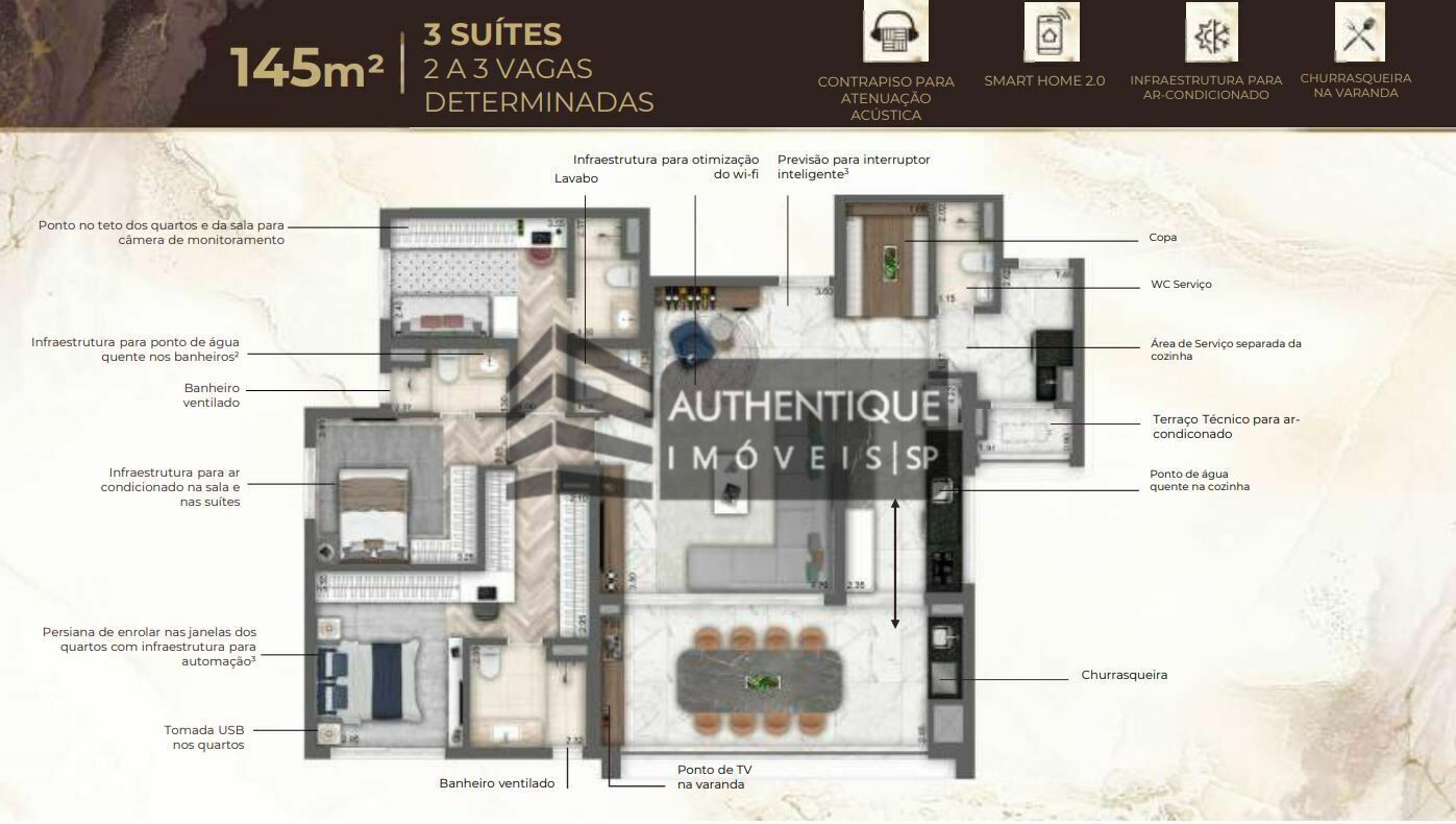 Apartamento à venda com 3 quartos, 145m² - Foto 22