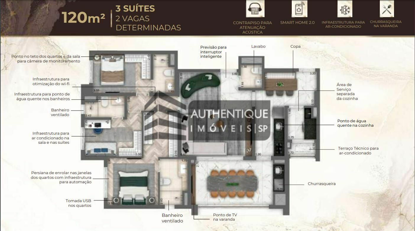 Apartamento à venda com 3 quartos, 145m² - Foto 20