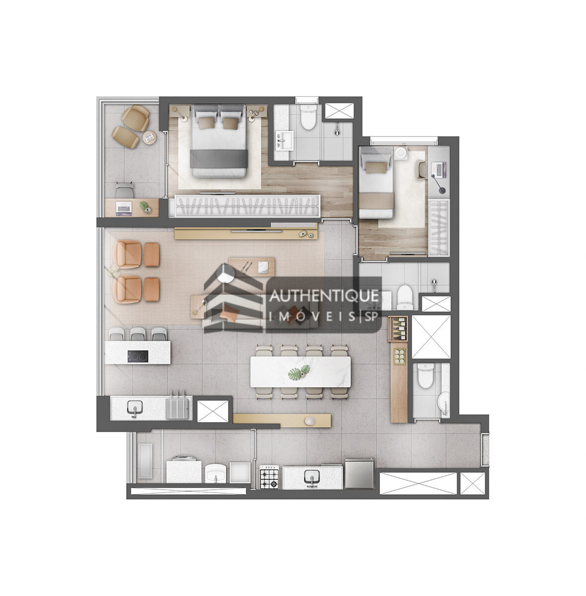 Apartamento à venda com 3 quartos, 104m² - Foto 23