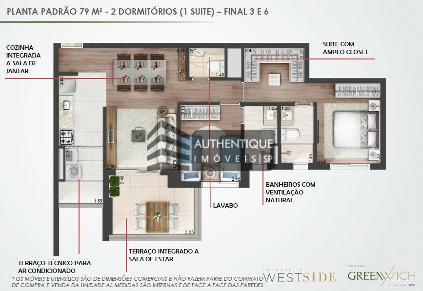 Apartamento à venda com 2 quartos, 79m² - Foto 48