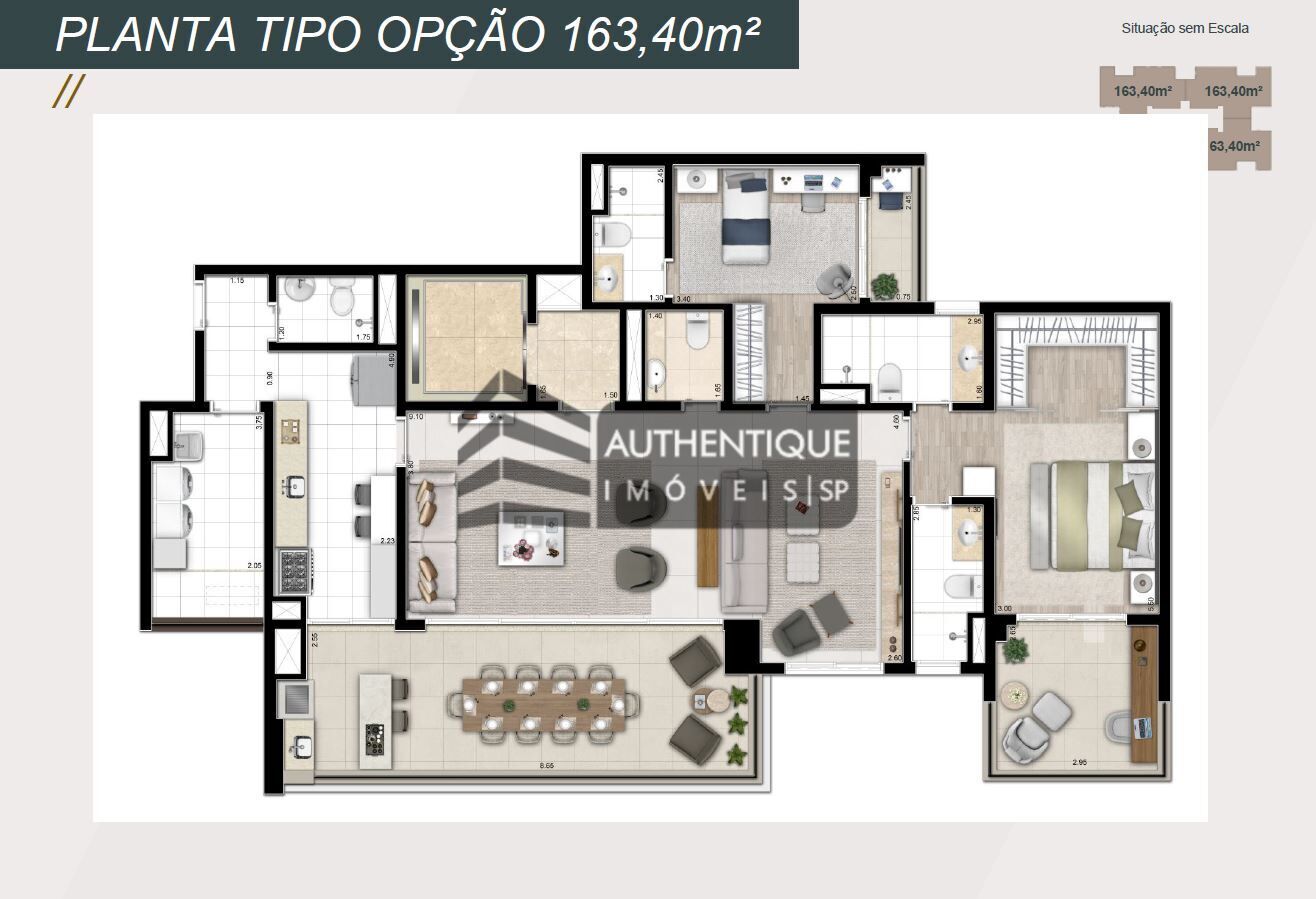 Apartamento à venda com 3 quartos, 163m² - Foto 38