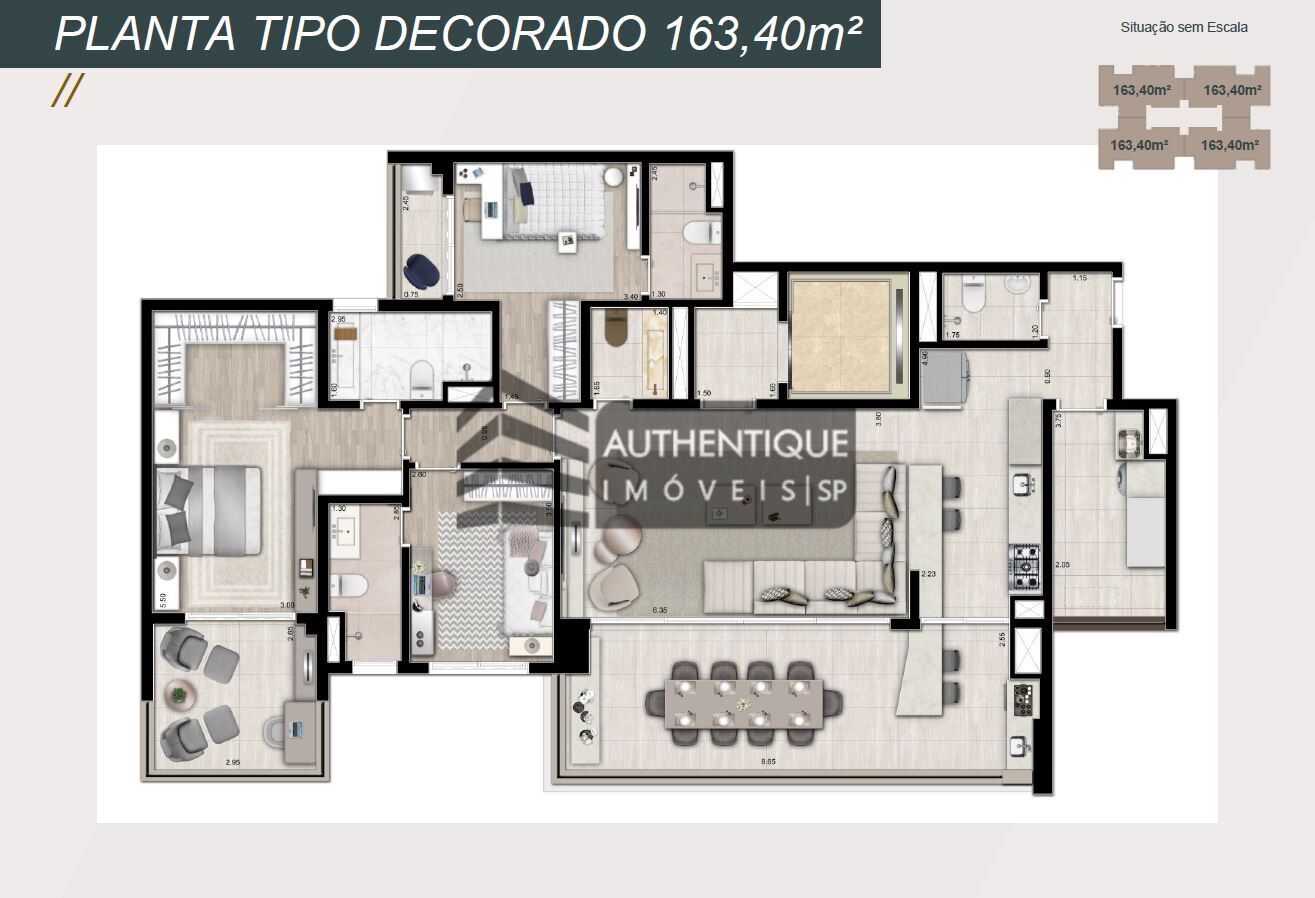 Apartamento à venda com 3 quartos, 163m² - Foto 37