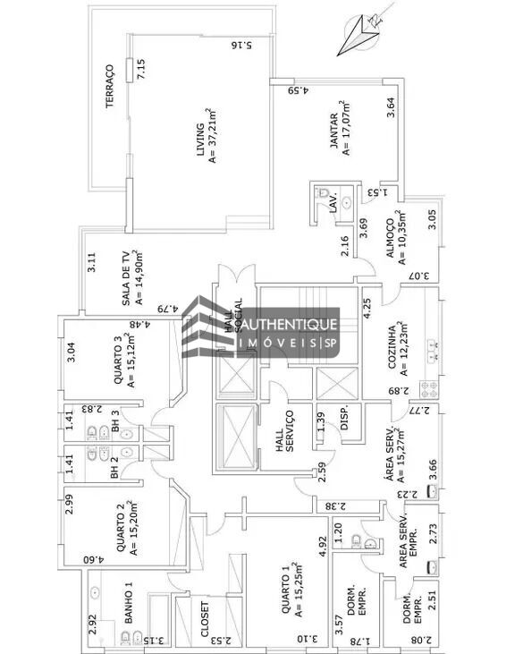 Apartamento à venda com 3 quartos, 290m² - Foto 31