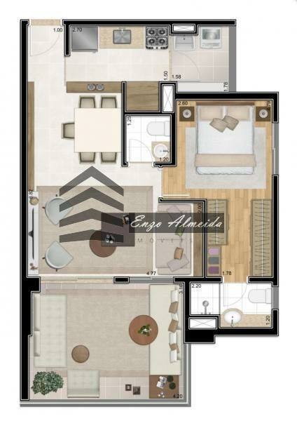 Apartamento à venda com 2 quartos, 65m² - Foto 26