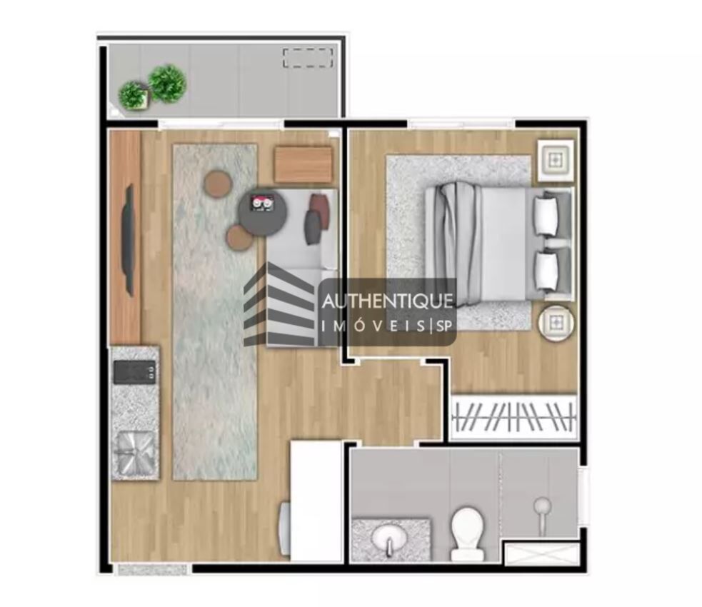 Apartamento à venda com 1 quarto, 33m² - Foto 26