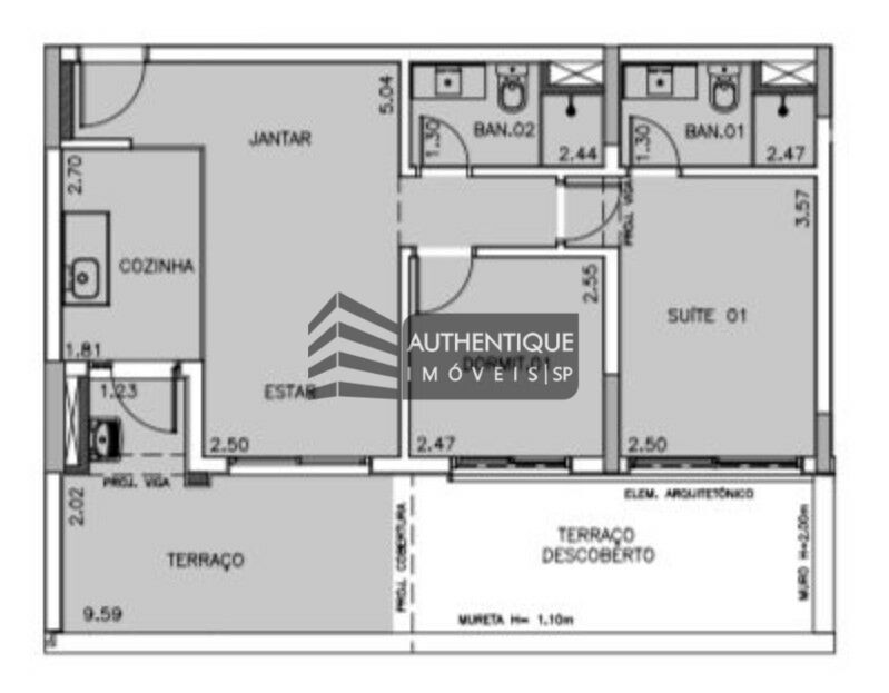 Apartamento à venda com 2 quartos, 76m² - Foto 37