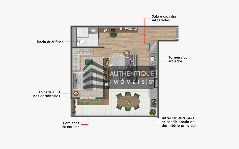 Apartamento à venda com 1 quarto, 50m² - Foto 18