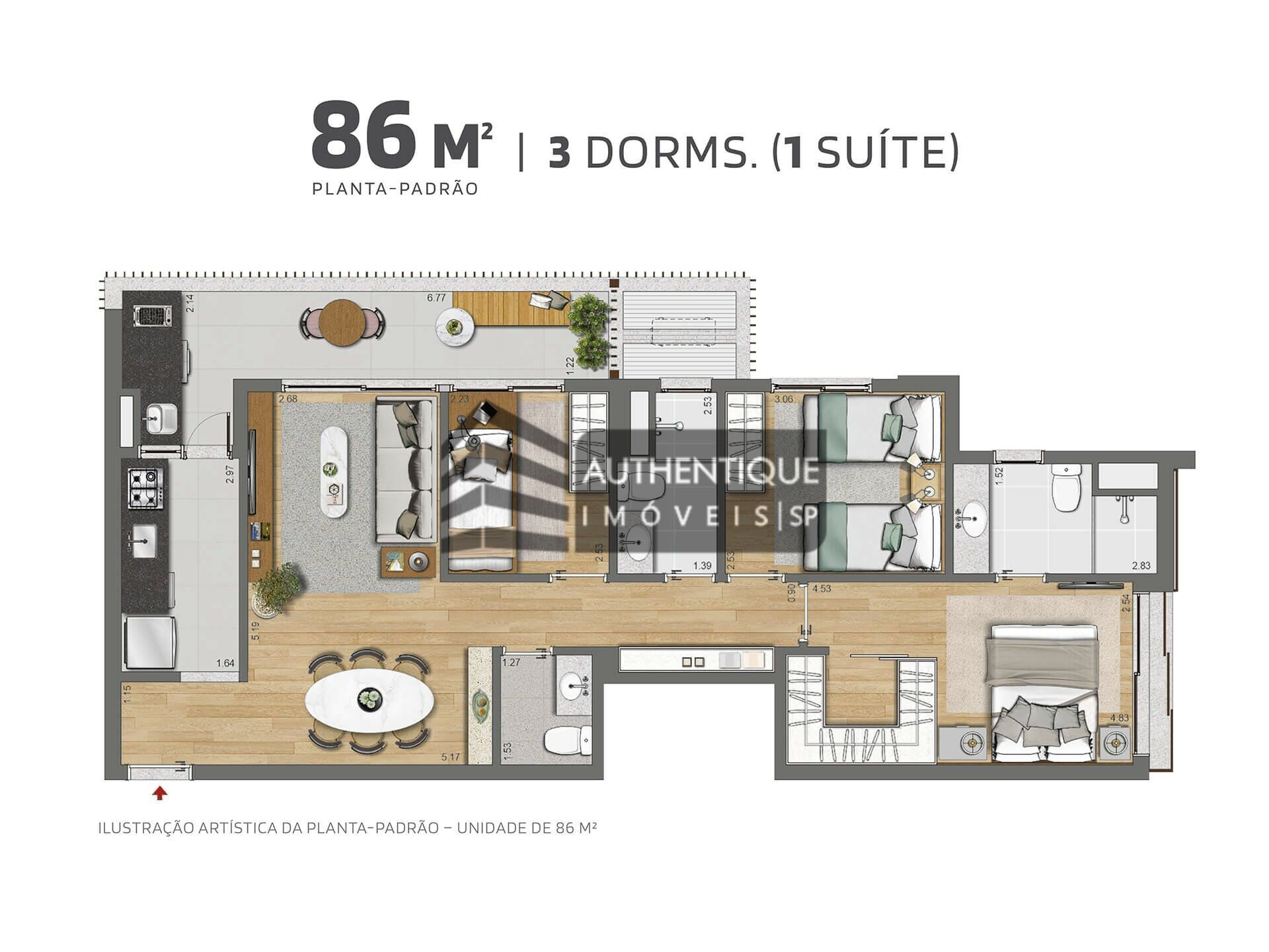 Apartamento à venda com 3 quartos, 86m² - Foto 28