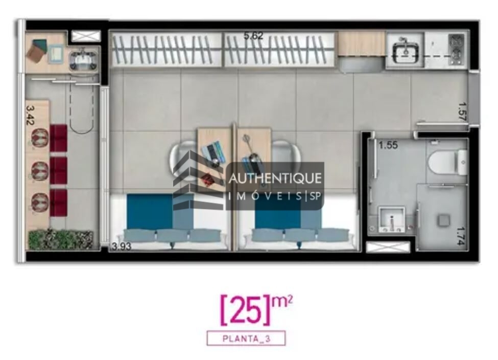 Apartamento à venda com 1 quarto, 25m² - Foto 27