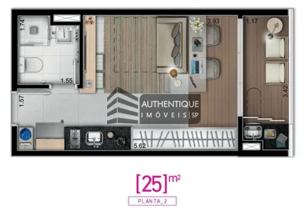 Apartamento à venda com 1 quarto, 25m² - Foto 28