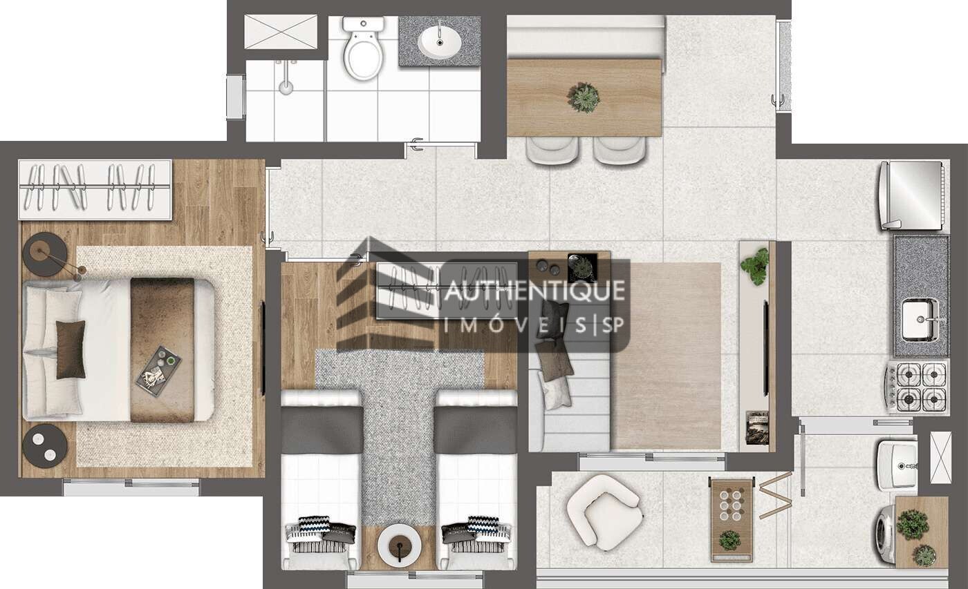 Apartamento à venda com 2 quartos, 44m² - Foto 22