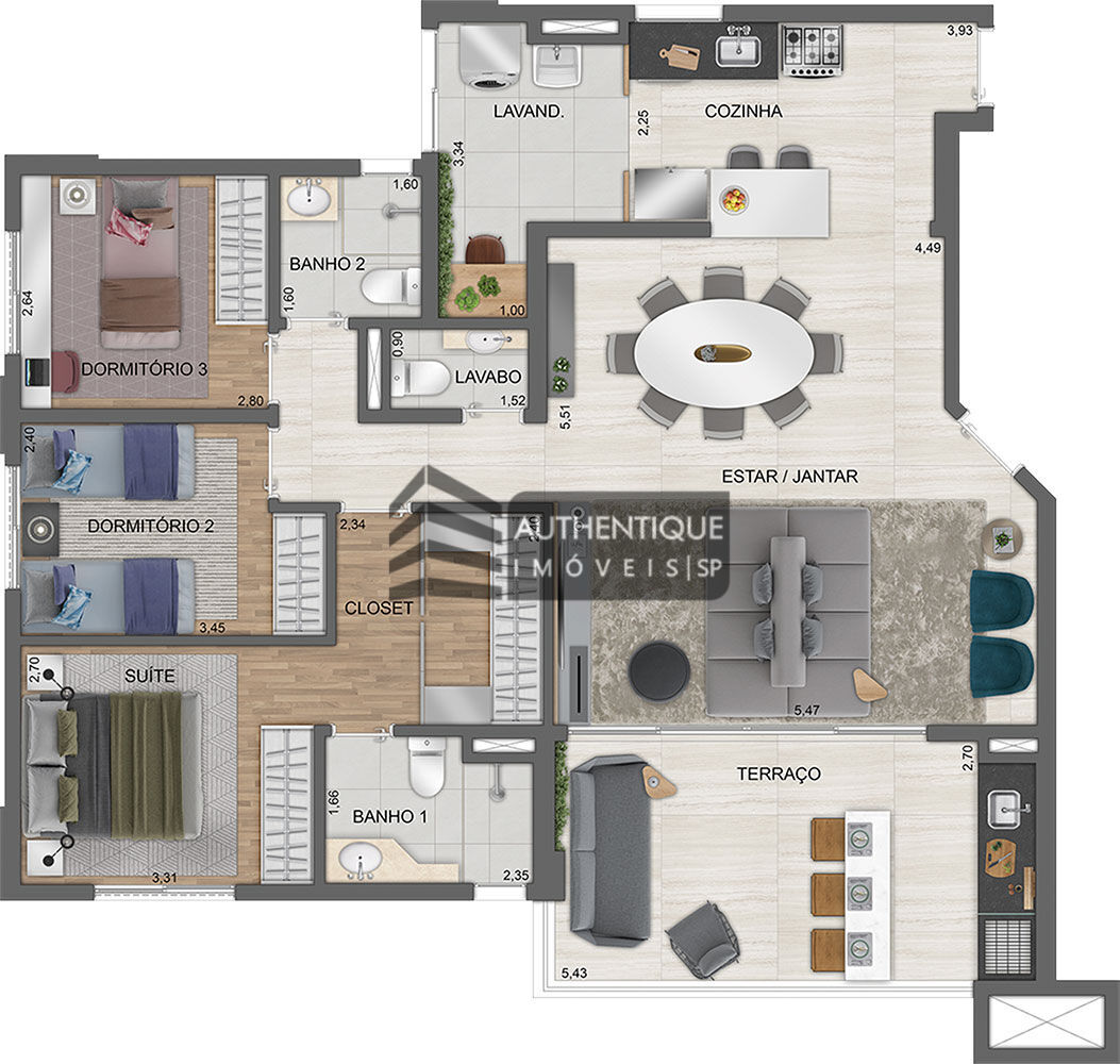 Apartamento à venda com 4 quartos, 112m² - Foto 41