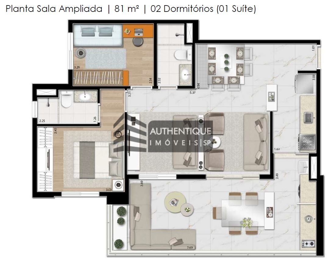 Apartamento à venda com 2 quartos, 55m² - Foto 33