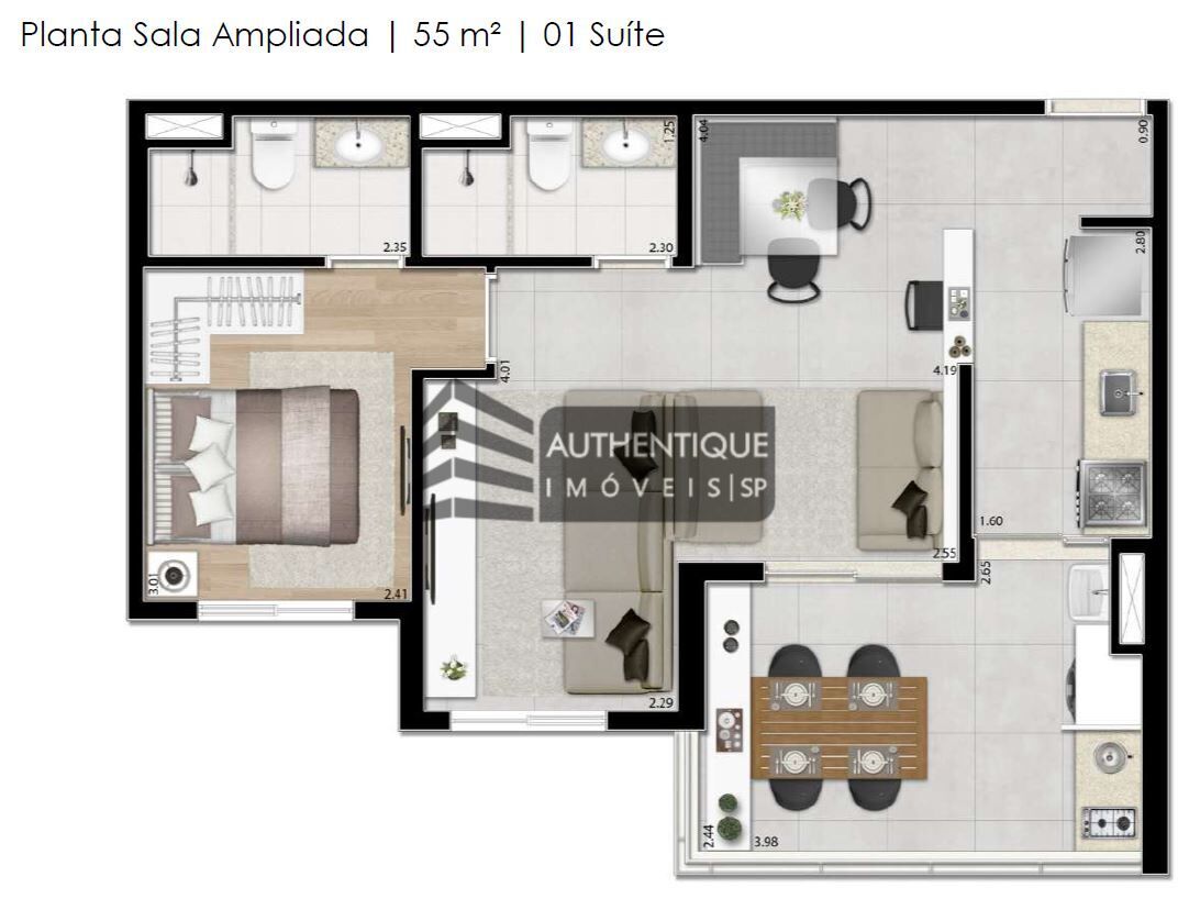 Apartamento à venda com 2 quartos, 55m² - Foto 30