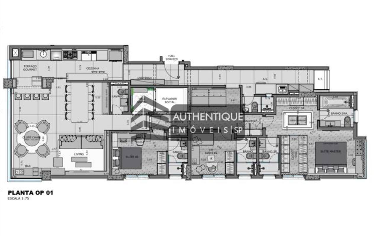 Apartamento à venda com 3 quartos, 160m² - Foto 24