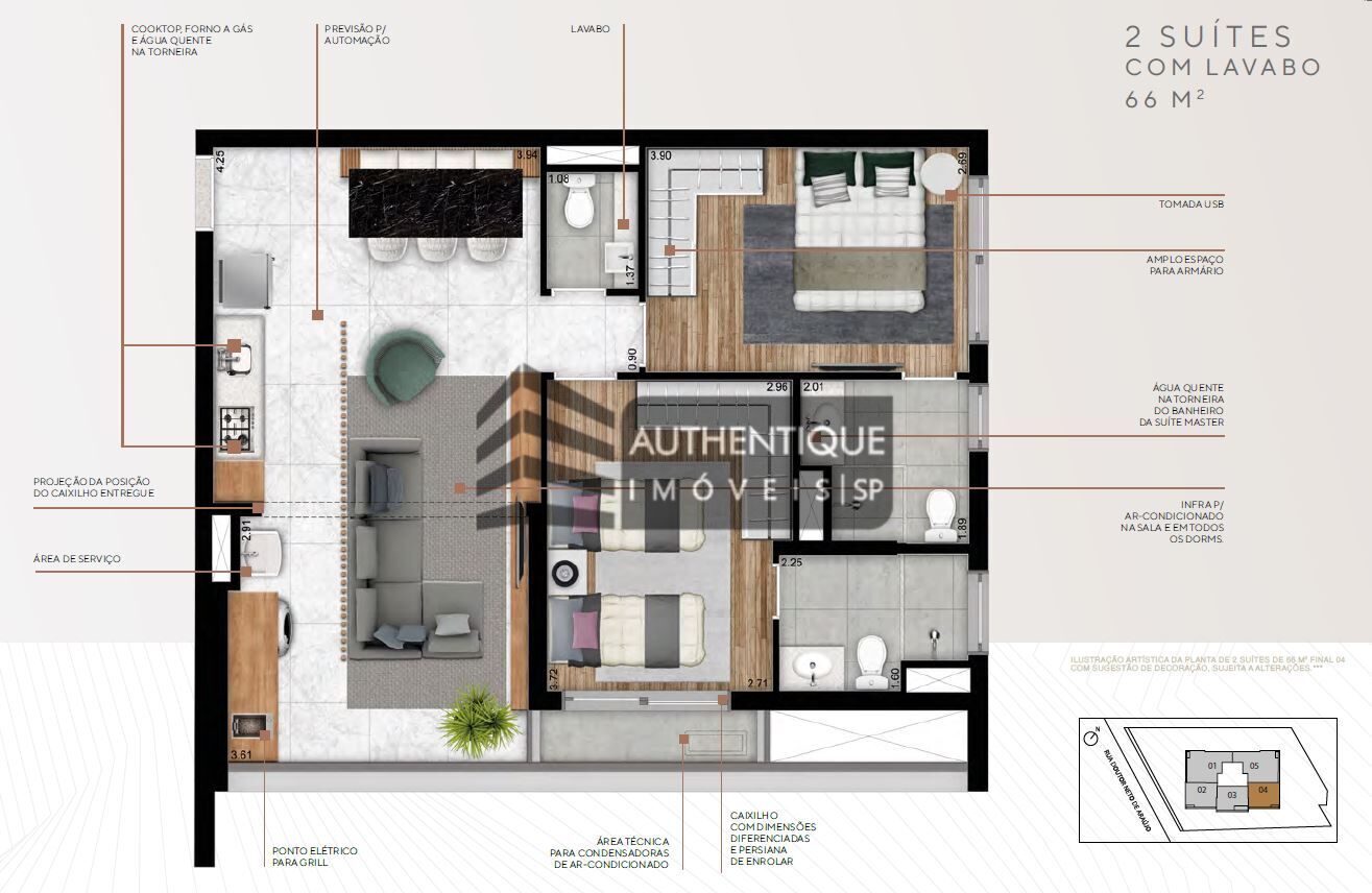 Apartamento à venda com 1 quarto, 28m² - Foto 31