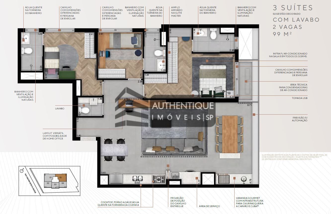 Apartamento à venda com 1 quarto, 28m² - Foto 33