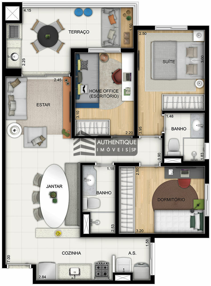 Apartamento à venda com 2 quartos, 60m² - Foto 11