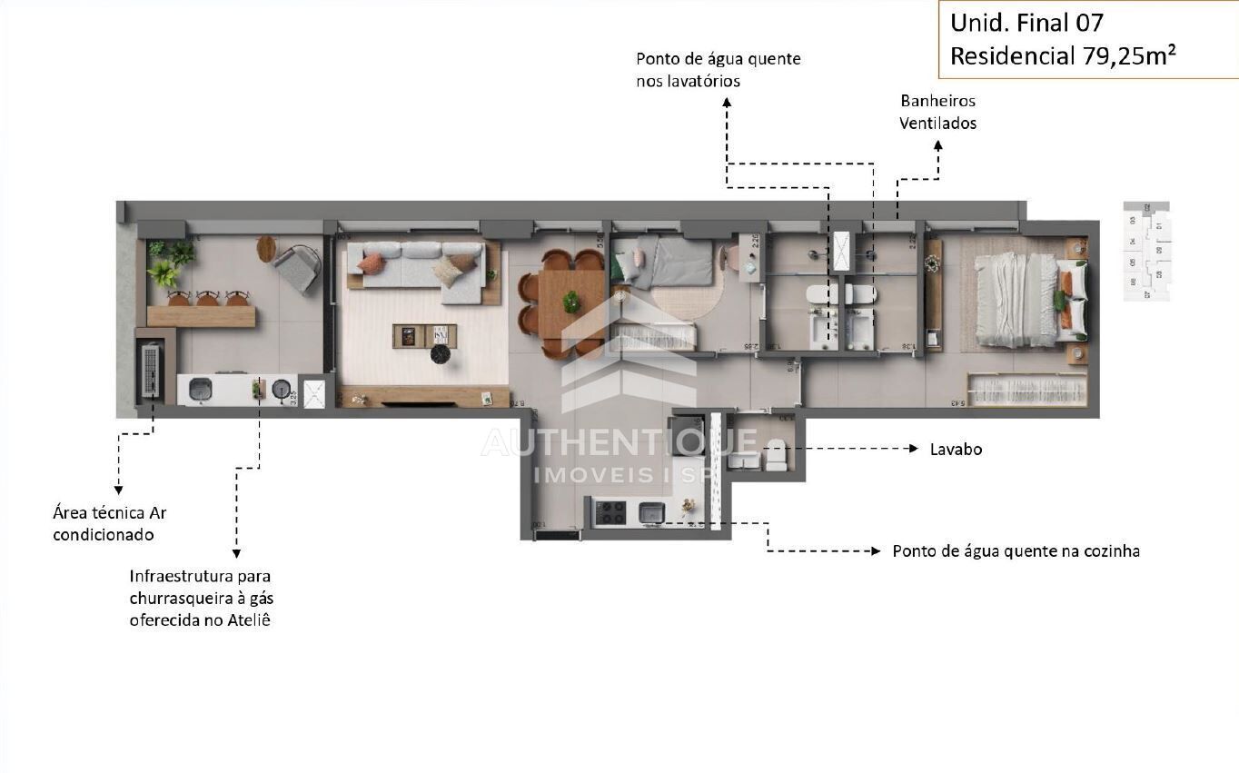 Apartamento, 2 quartos, 98 m² - Foto 23