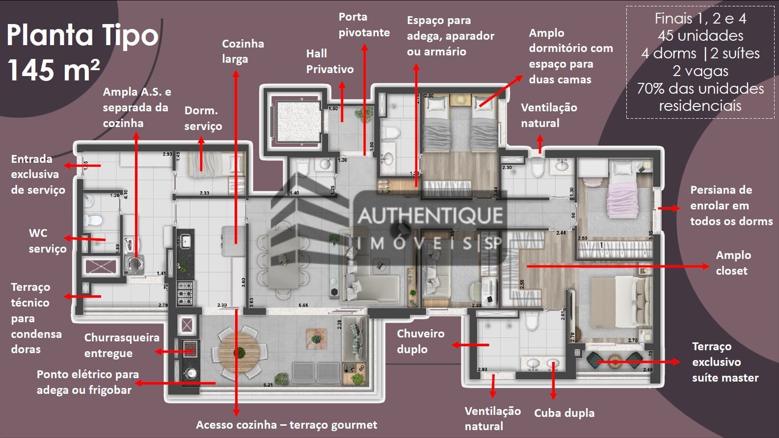 Apartamento à venda com 3 quartos, 145m² - Foto 28