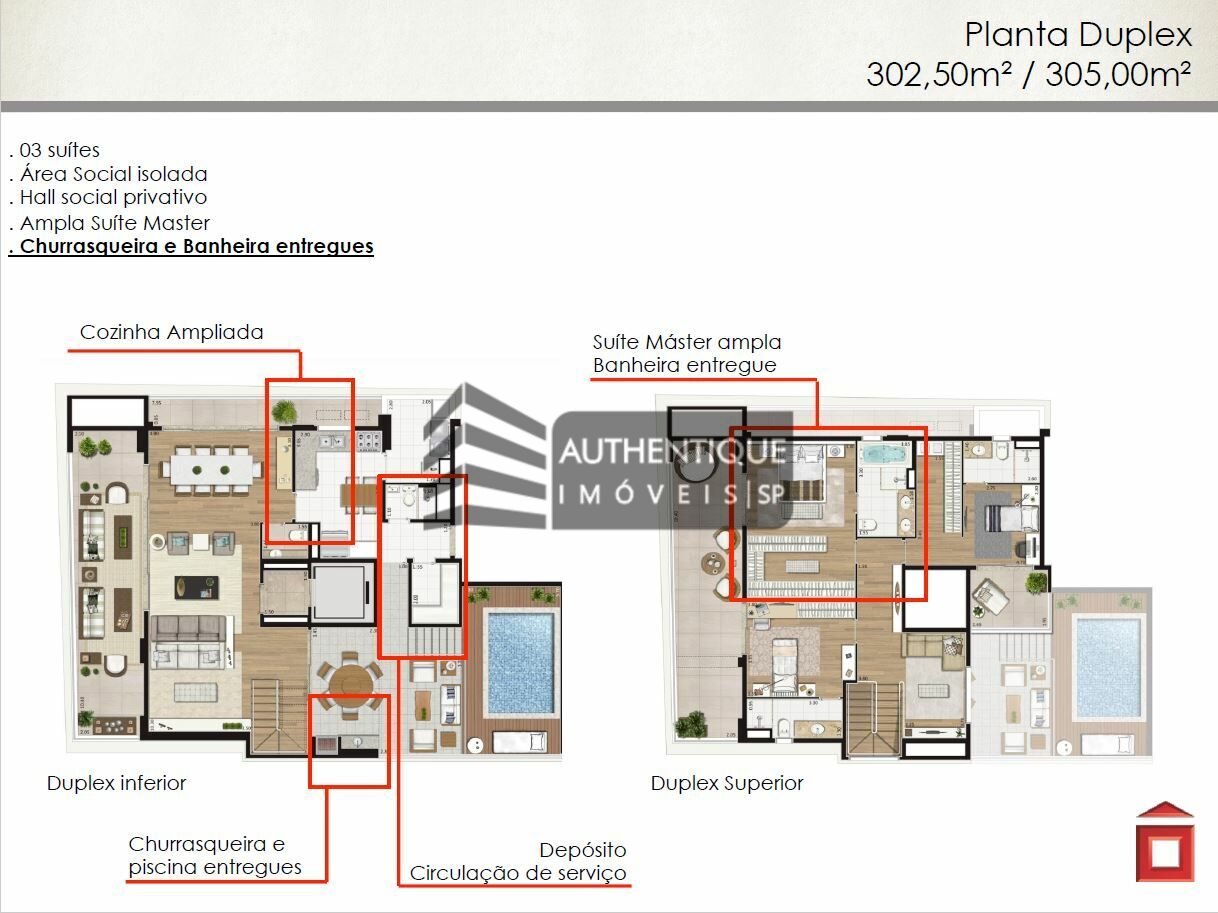 Apartamento à venda com 2 quartos, 174m² - Foto 32