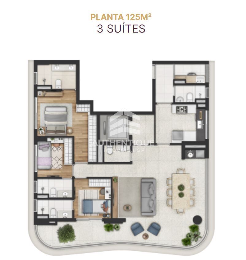 Apartamento, 3 quartos, 125 m² - Foto 41