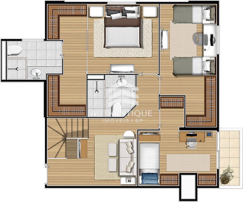 Cobertura, 3 quartos, 143 m² - Foto 10